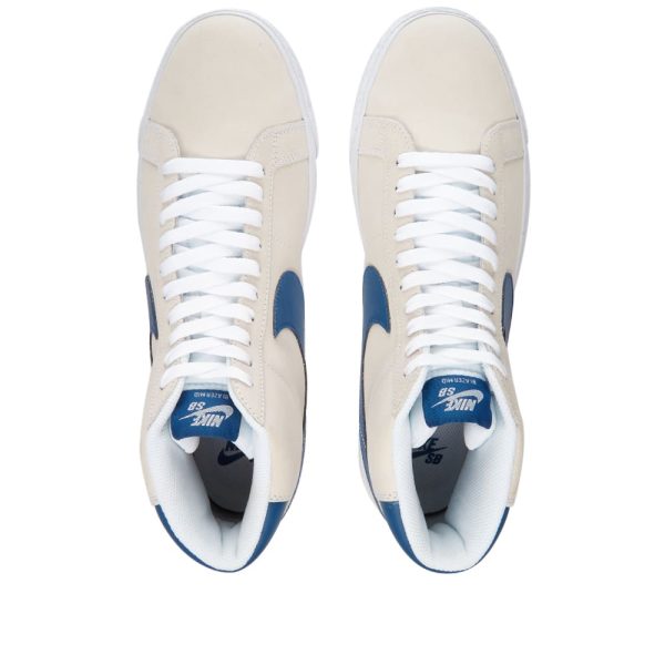 Nike SB Men's Zoom Blazer Mid (864349-107) белого цвета