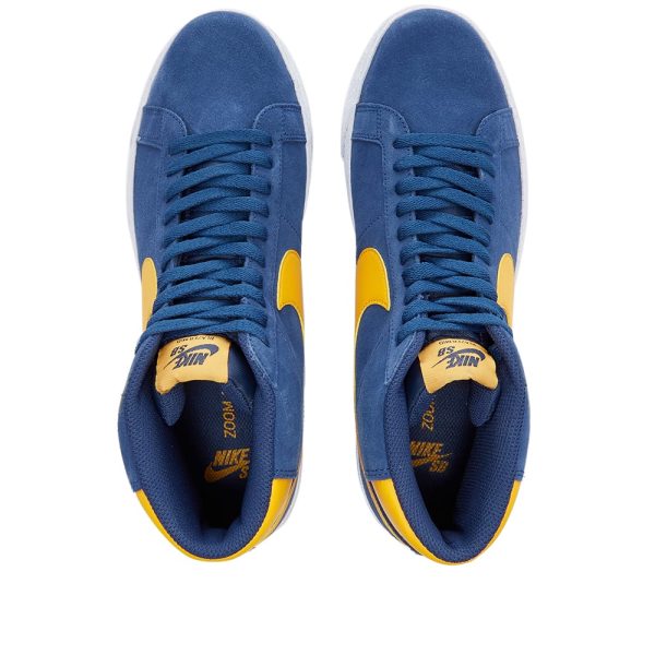 Nike SB Men's Zoom Blazer Mid (864349-402) синего цвета