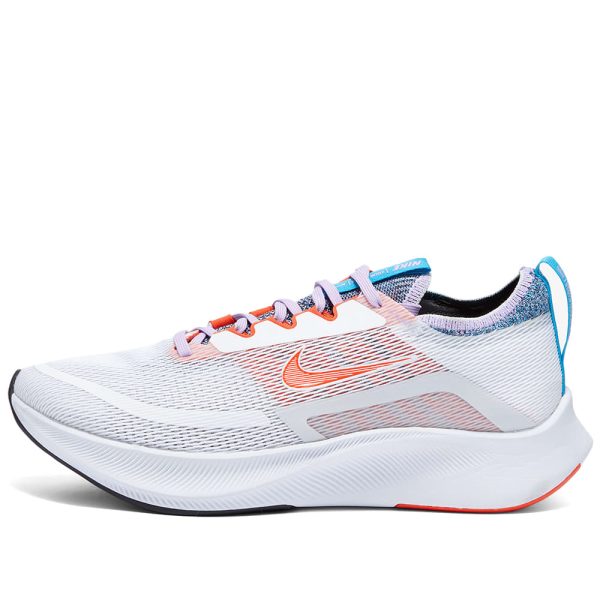 Nike Women's Zoom Fly 4 W (CT2401-100) белого цвета