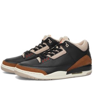 Air Jordan Men's Nike 3 Retro (CT8532-008) черного цвета