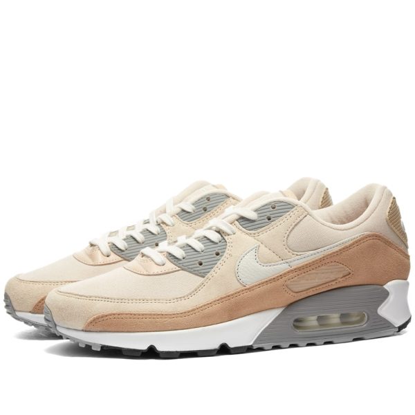 Nike Men's Air Max 90 PRM (DA1641-201) белого цвета