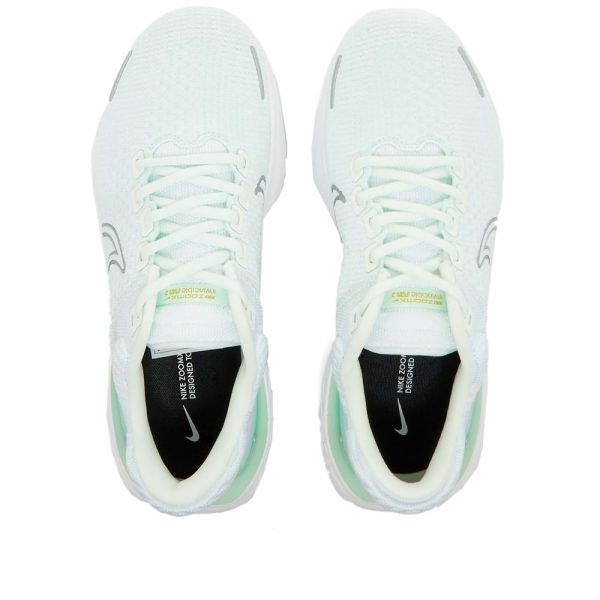 Nike Women's ZoomX Invincible Run Flyknit 2 W (DC9993-301) белого цвета