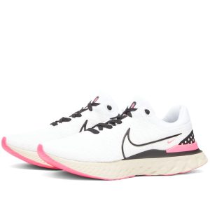 Nike Men's React Infinity Run Flyknit 3 (DH5392-101) белого цвета
