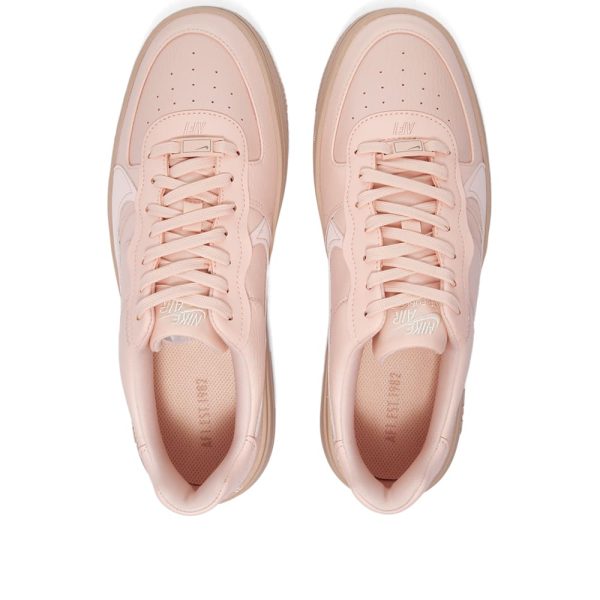 Nike Women's Air Force 1 PLT.AF.ORM W (DJ9946-600) розового цвета