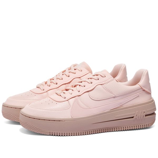 Nike Women's Air Force 1 PLT.AF.ORM W (DJ9946-600) розового цвета
