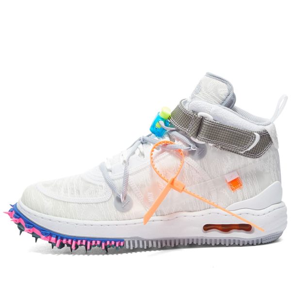 Nike x Off-White Air Force 1 Mid (DO6290-100) белого цвета