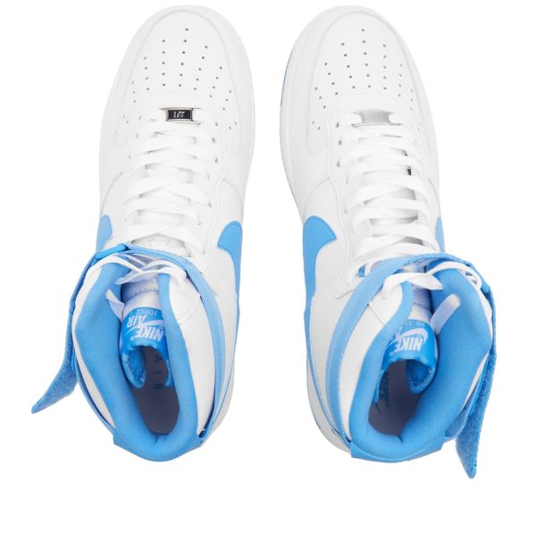 Nike W AIR FORCE 1 HIGH OG QS (DX3805-100) белого цвета