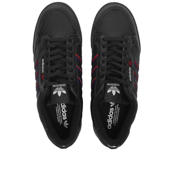 Adidas Men's Continental 80 Stripes (FX5091) черного цвета