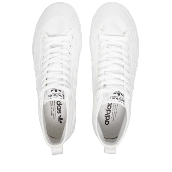 Adidas Women's Nizza Platform Mid W (FY2782) белого цвета