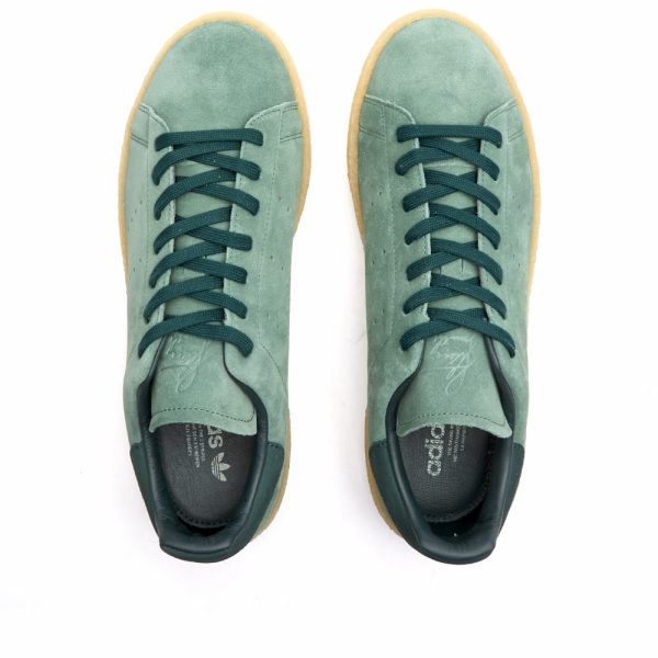 Adidas Men's Stan Smith Crepe (FZ6444) зеленого цвета