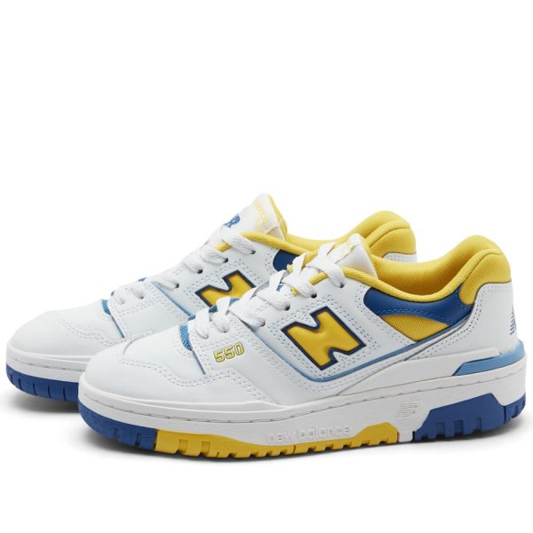 New Balance Men's GSB550CG (GSB550CG) белого цвета