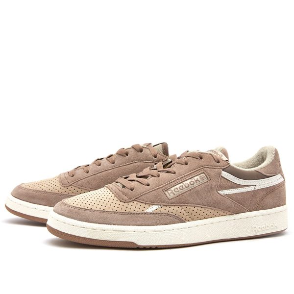 Кеды Reebok Club C 85 Vintage (GV7046) коричневого цвета