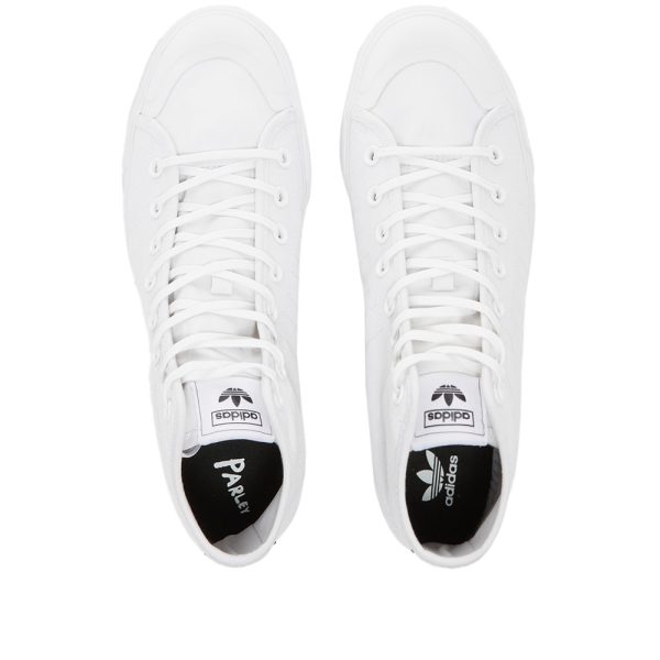 Adidas Nizza Hi-Top (GV7607) белого цвета