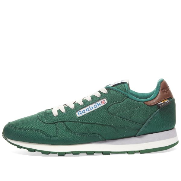 Reebok Men's Classic Leather Cordura (GX0285) зеленого цвета