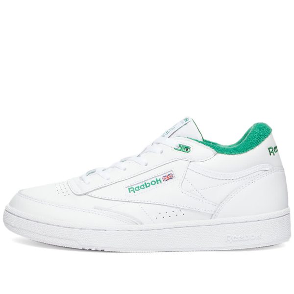 Reebok Men's Club C Mid II (GX7281) белого цвета