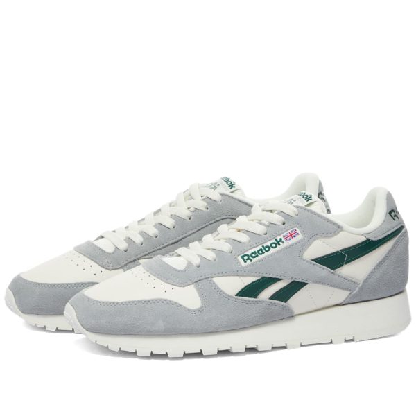 Reebok Men's Classic Leather (GX9319) зеленого цвета