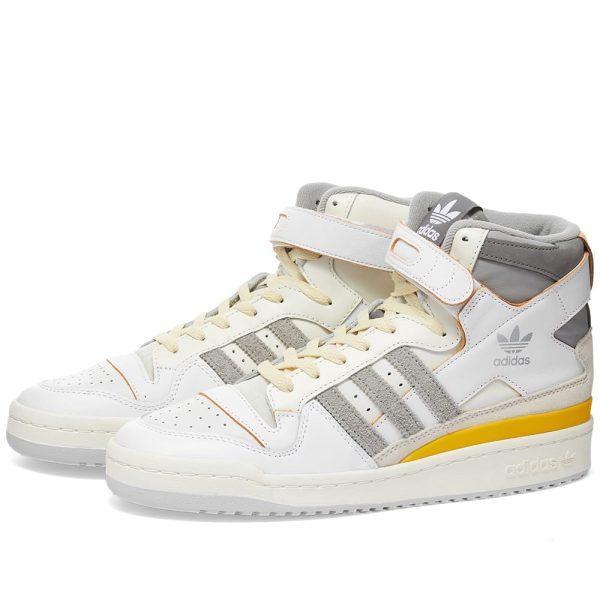 Adidas Men's Forum 84 Hi-Top (GY5727) белого цвета