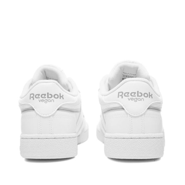 Reebok Men's Club C 85 Vegan (GZ0915) белого цвета