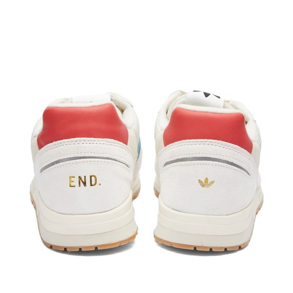 END. x Adidas ZX 420 (HP9403) белого цвета