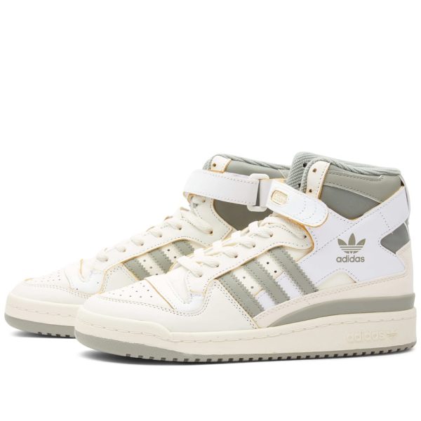 Adidas Women's Forum 84 Hi-Top W (HQ4377) белого цвета