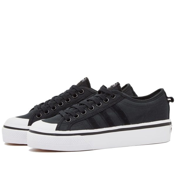 Adidas Women's Nizza Platform W (HQ6238) белого цвета