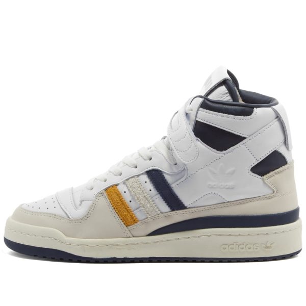 END. x Adidas Forum 'Varsity' Forum Hi-Top (HR1526) белого цвета