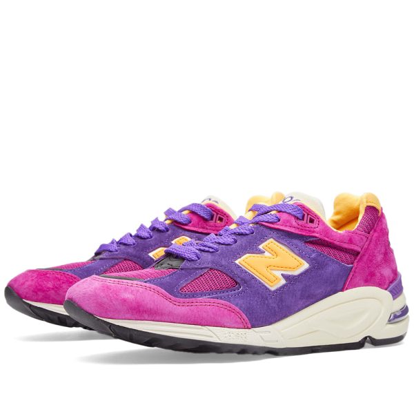 кроссовки New Balance x Teddy Santis 990v2 (M990PY2) фиолетового цвета