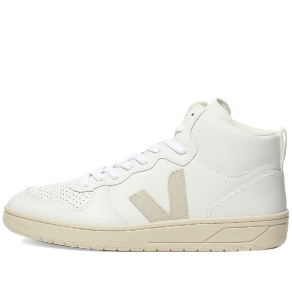 Veja Men's V-15 High Top (VQ021270B) белого цвета