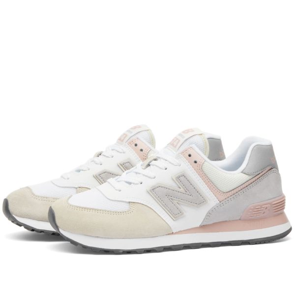 New Balance Women's WL574RU2 (WL574RU2) серого цвета