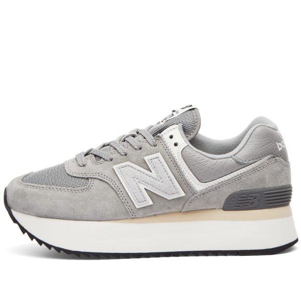 New Balance Women's WL574ZBA (WL574ZBA) серого цвета