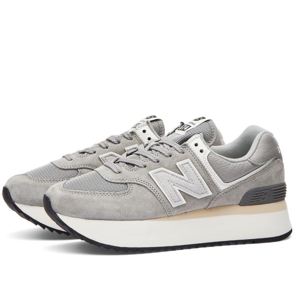 New Balance Women's WL574ZBA (WL574ZBA) серого цвета