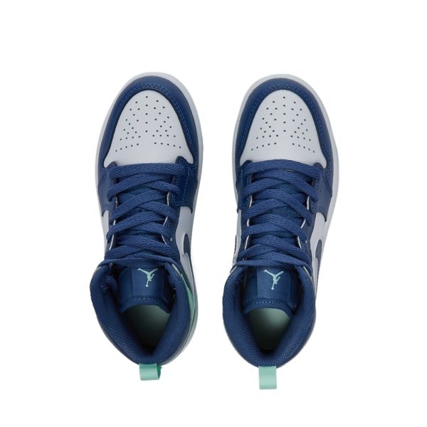 Air Jordan 1 Mid BP (640734-413) синего цвета