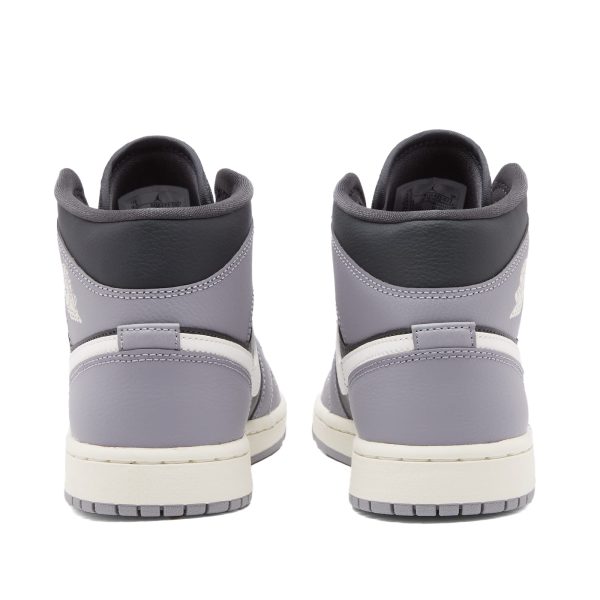 Nike Women's Air Jordan 1 Mid (BQ6472-022) серого цвета