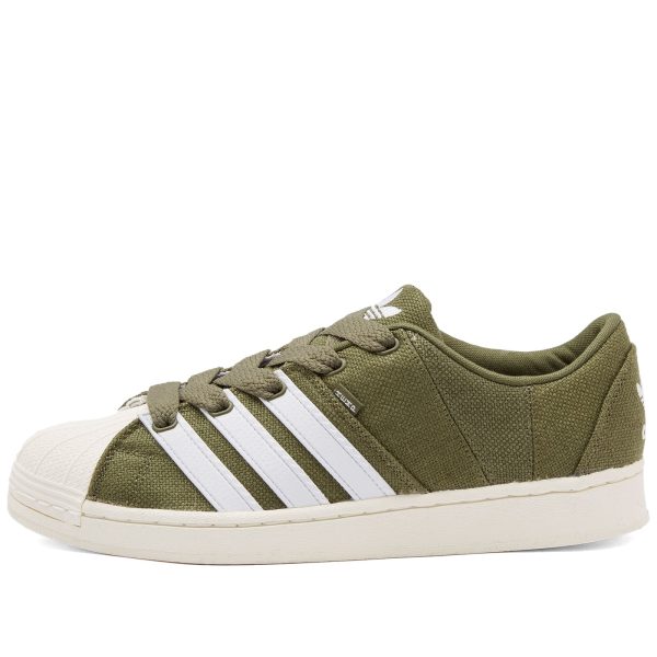 Adidas Men's Superstar Supermodified Hemp (FZ6367) белого цвета