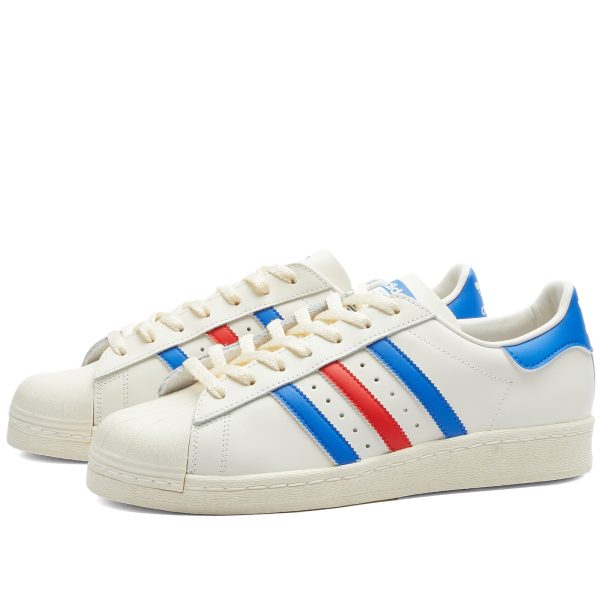 Adidas Men's Superstar 82 (HQ8876) белого цвета