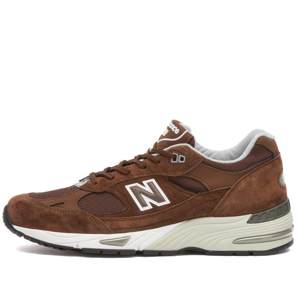 New Balance Men's M991BGW (M991BGW) коричневого цвета