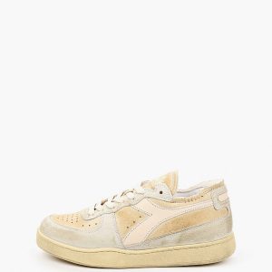 Кеды Diadora Mi Basket Row Cut Pigskin Used (201.17854025008) бежевого цвета