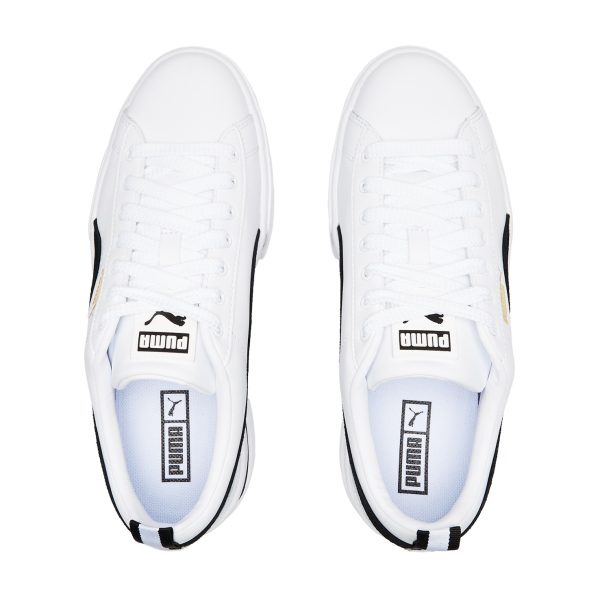 Puma Mayze Leather (38198301) белого цвета