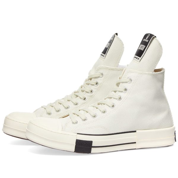 Converse x Rick Owens DRKSTAR Hi-Top (172346CC) белого цвета