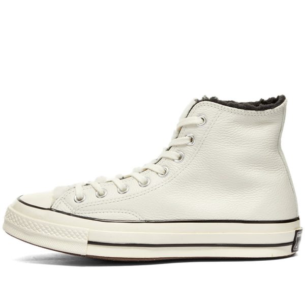 Converse WoChuck 70 Hi-Top Sherpa Lined (172365CC) черного цвета