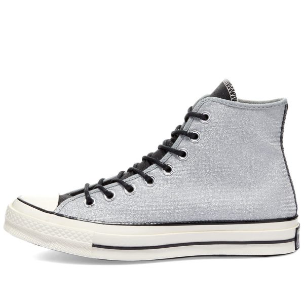 Converse WoChuck 70 Hi-Top Glitter (572038CC) черного цвета