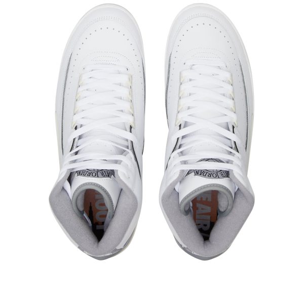 Air Jordan Men's 2 Retro (DR8884-100) белого цвета