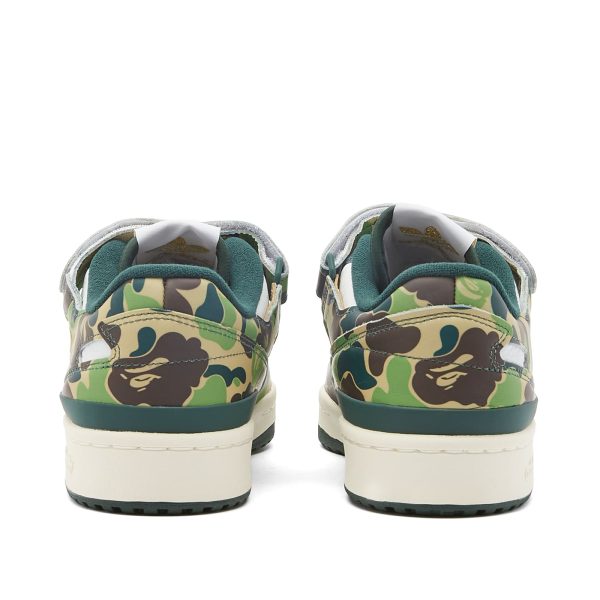 Adidas X Bape Forum 84 Low (ID4771) белого цвета