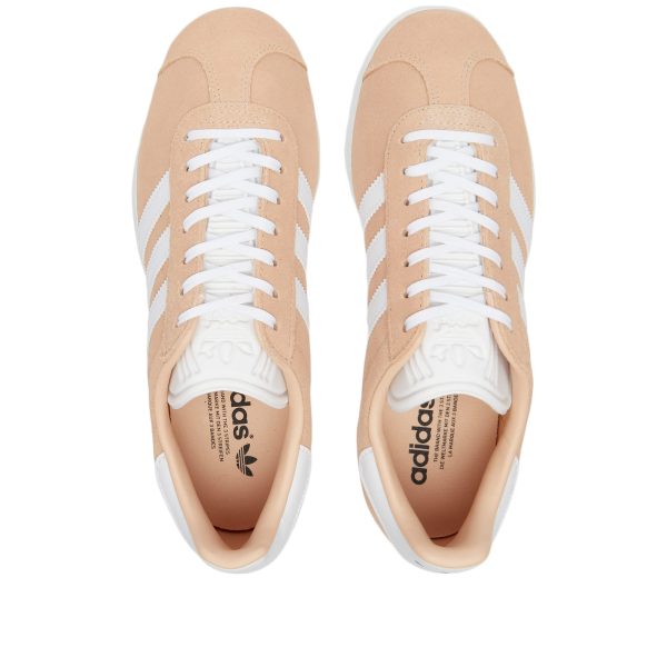 Кеды adidas Originals Gazelle W (ID7006) бежевого цвета