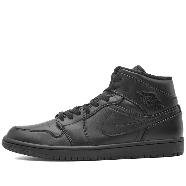 Air Jordan 1 Mid (554724-093) черного цвета