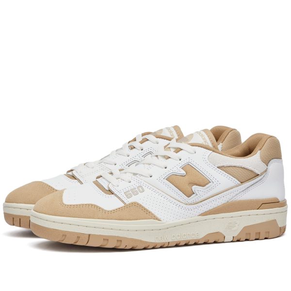 New Balance BB550NEC (BB550NEC) белого цвета