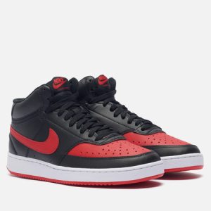 кроссовки Nike Court Vision Mid (DM8682-001) черного цвета