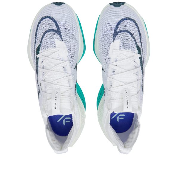 Nike Running WoNike Alphafly NEXT% 2 (DN3559-100) белого цвета