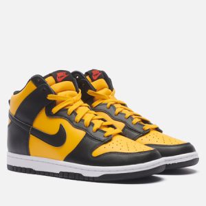 кроссовки Nike Dunk High Retro (DD1399-700) жёлтого цвета