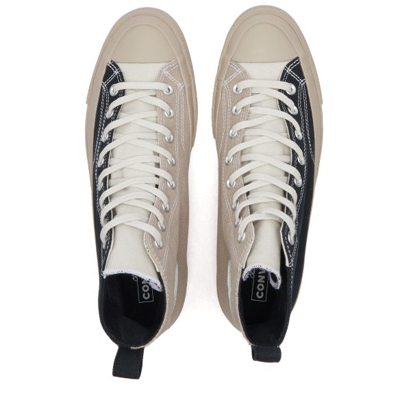 Converse Chuck 70 Gtx Wonder Stone/Black/Pale Putty (A04471CC) черного цвета